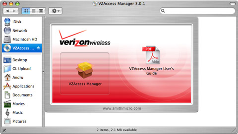 V640 VZAccess Installation