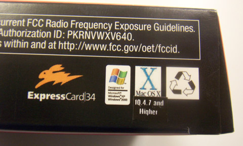 Verizon V640 ExpressCard