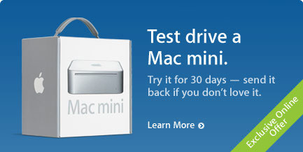 Mac mini Test Drive