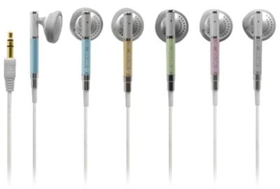  Earbuds on Ipod Mini Colored Earbuds   Gear Live