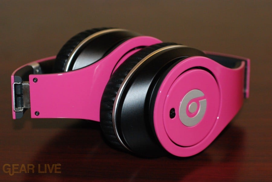 Beats by Dr. Dre Pink Charles Hamilton customs folded