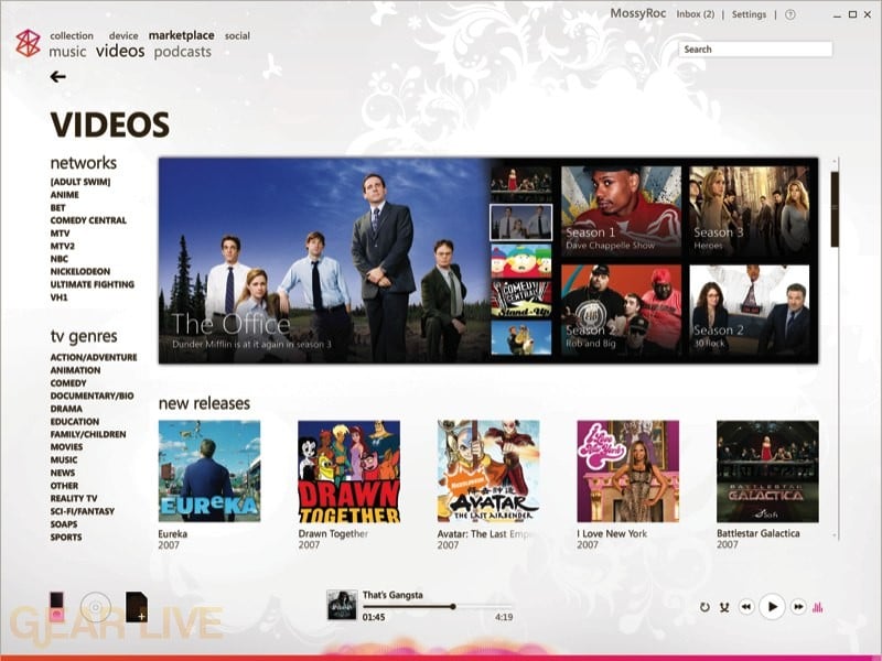 Zune 2.5 Video Store Zune 2.5 Video Store