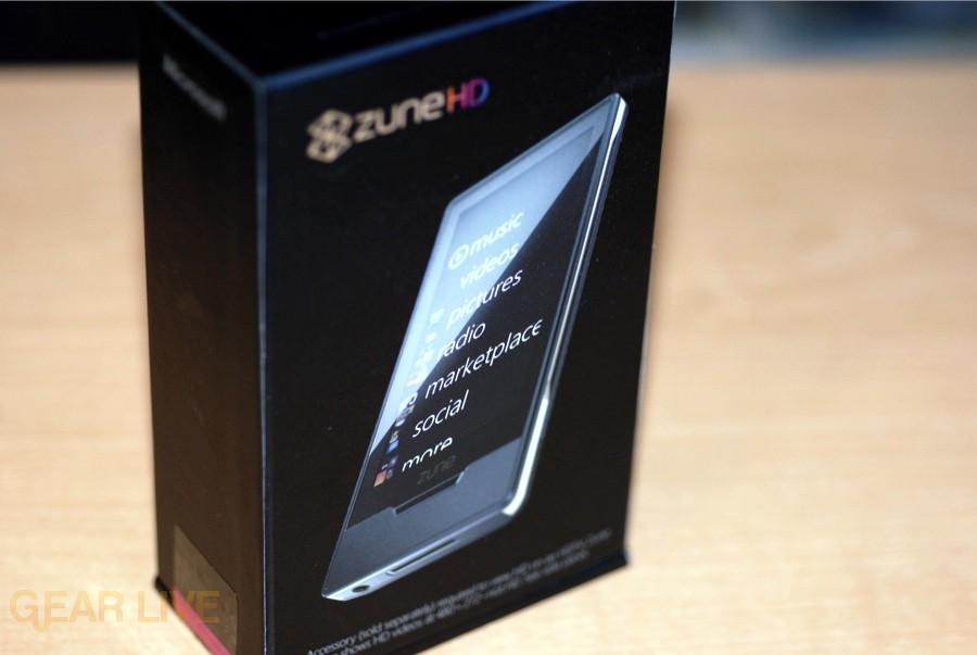 Zune HD box front Zune HD box front