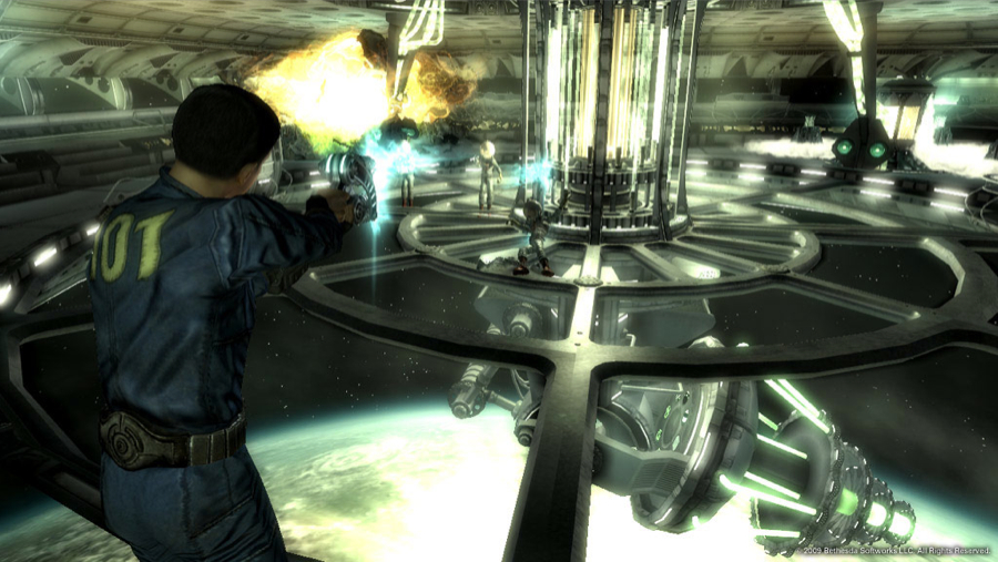 Fallout 3 Mothership Zeta Alien Combat