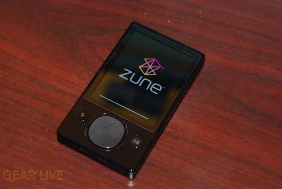 Zune 120: Powered on