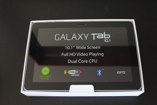 Samsung Galaxy Tab 10.1 in box Samsung Galaxy Tab 10.1 in box