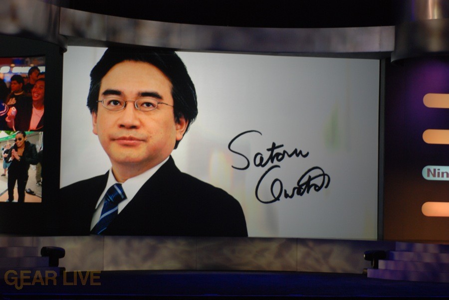 Nintendo E3 08: Satori Iwata enters