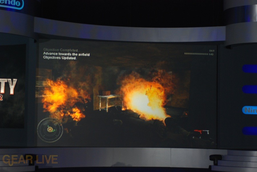 Nintendo E3 08: Call of Duty World of War screenshot