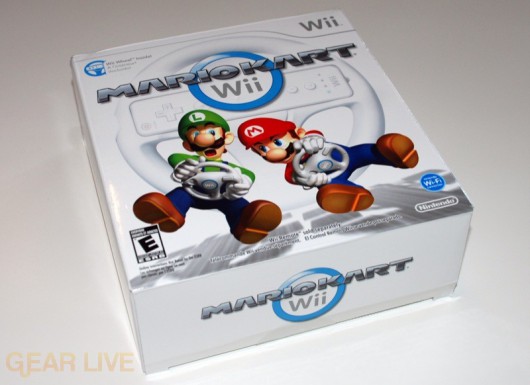 The Mario Kart Wii box