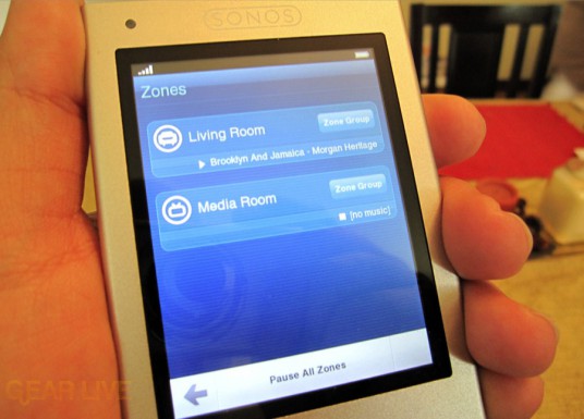Sonos Controller 200 Zones Menu