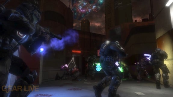 Halo 3: ODST Crater (Night) Firefight Map 2
