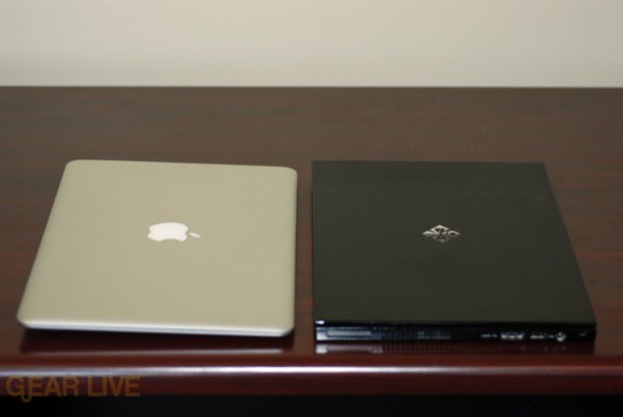 MacBook Air and Voodoo Envy 133 horizontal