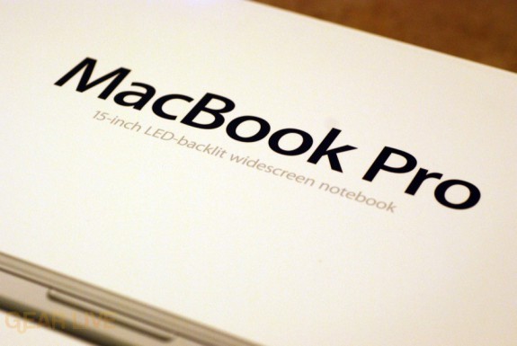 MacBook Pro 2008 box wording