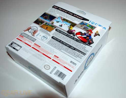 Mario Kart Wii Box Back
