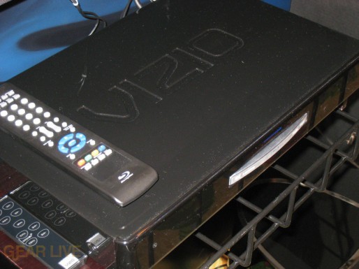 VIZIO VBR100 Blu-ray player angle