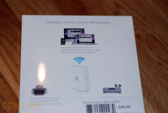 AirPort Express 802.11n back of box