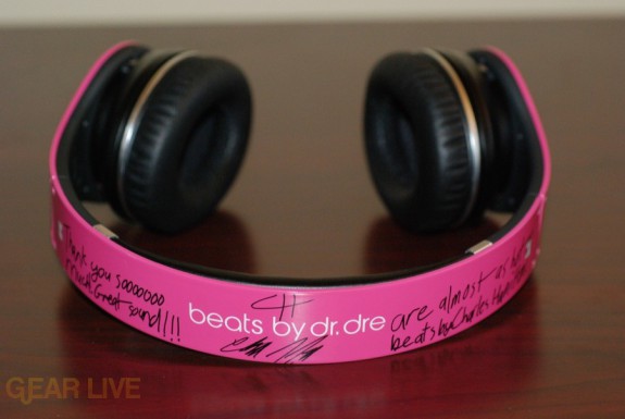 Beats by Dr. Dre Pink Charles Hamilton Customs top down