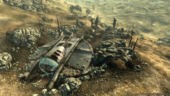 Fallout 3 Mothership Zeta Crash Site