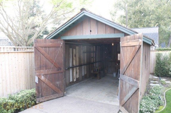 Outside view of HP Garage