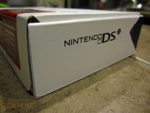 Nintendo DSi box side