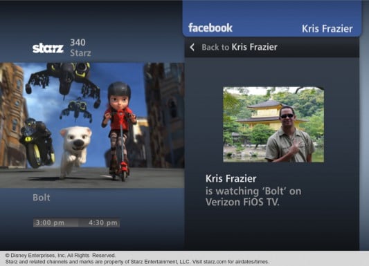 Verizon FiOS Widget Bazaar Facebook Photos