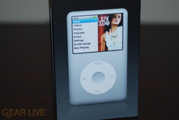 Front of iPod classic Box