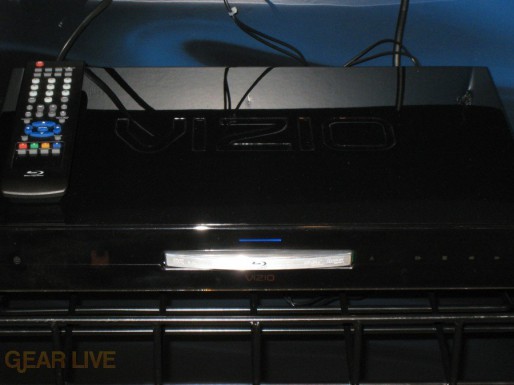 VIZIO VBR100 Blu-ray player close