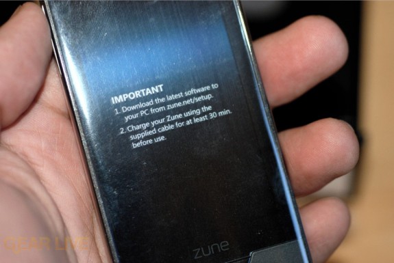 Zune HD still in plastic