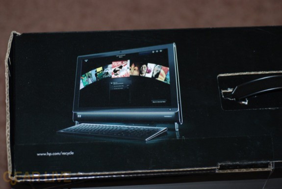 HP TouchSmart PC box graphic