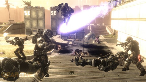 Halo 3: ODST Security Zone Firefight Map 6