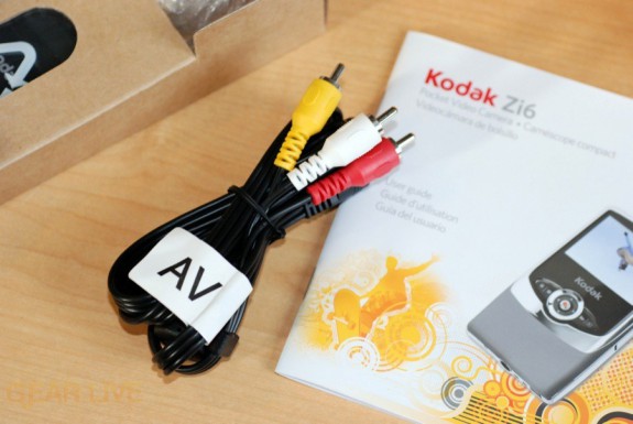 Kodak Zi6 AV cable