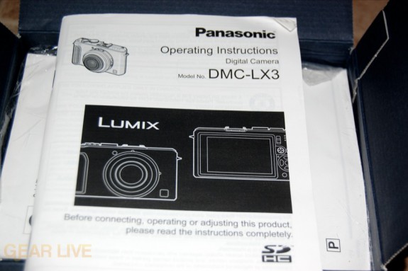 Panasonic Lumix LX3 manual