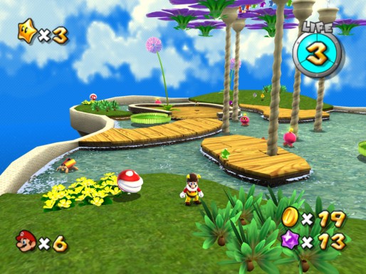 Mario Galaxy HD: Bee Mario