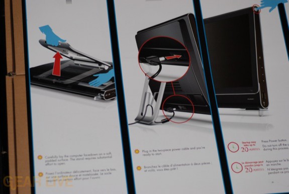 HP TouchSmart setup poster 2