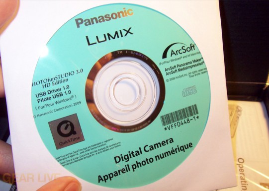 Panasonic Lumix ZS3 software