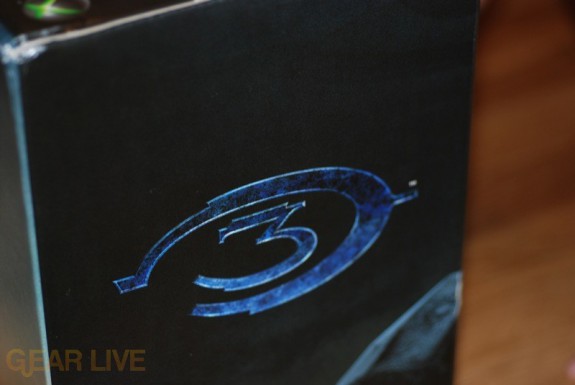 Alternate Halo 3 Logo on Xbox 360 Box