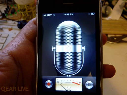 iPhone 3G S Apps: Voice Memos