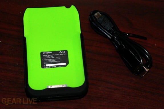 Mophie Juice Pack 3G with USB cable