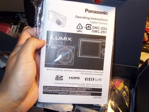 Panasonic Lumix ZS3 Instruction Manual