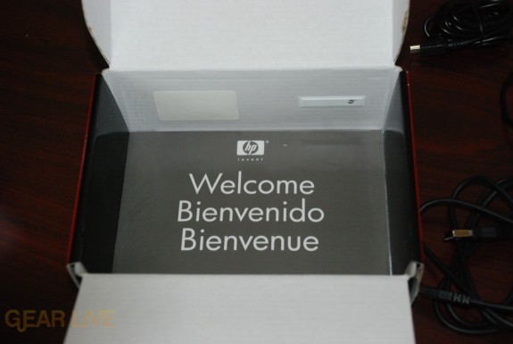 HP iPaq 914 box welcome message