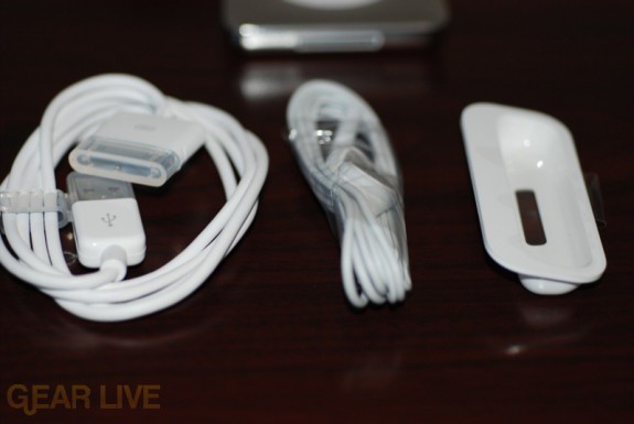 iPod classic Bundled Accessories