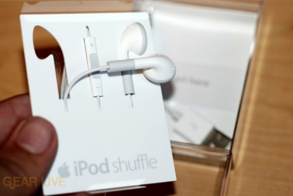 iPod shuffle Special Edition earbuds