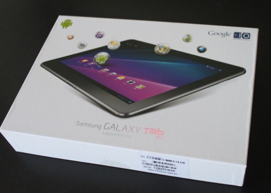 Samsung Galaxy Tab 10.1 box