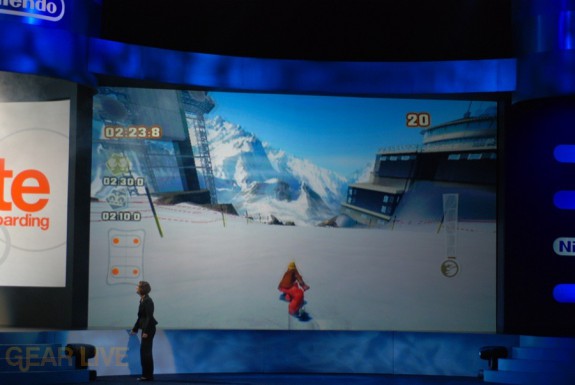 Nintendo E3 08: Shaun White Snowboarding screen