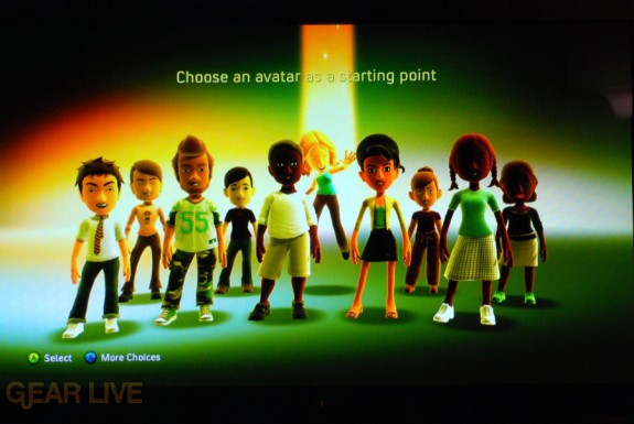 New Xbox Experience: Default Avatars