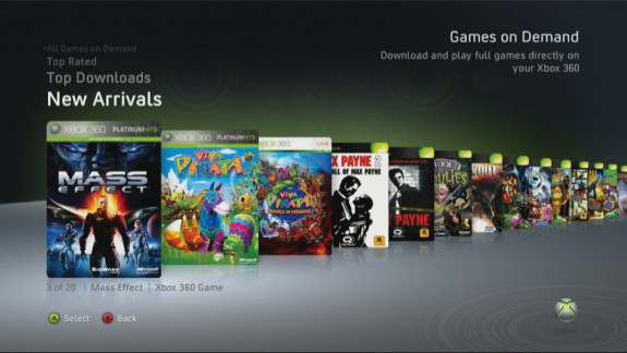 Xbox 360 Games on Demand 2