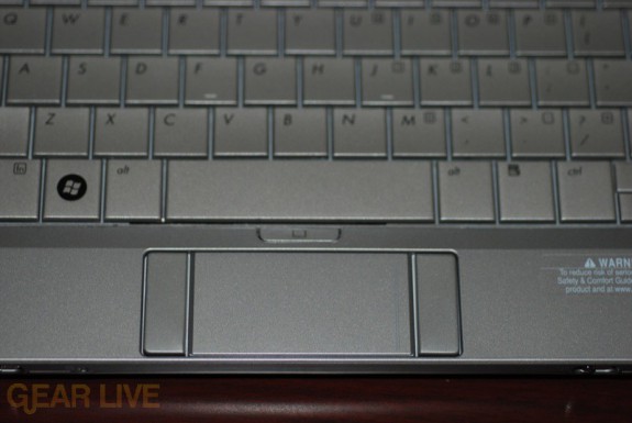 HP Mini-Note trackpad