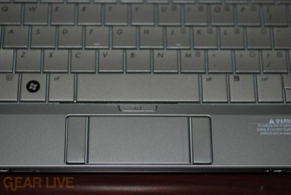 HP Mini-Note trackpad