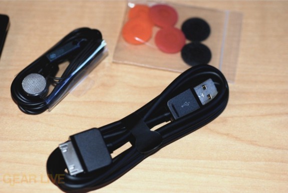 Zune HD sync cable and accessories