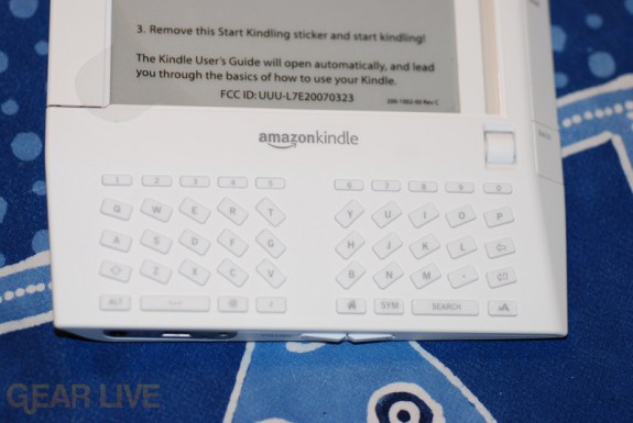 Amazon Kindle keyboard